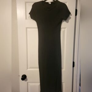 Contour Ribbed Midi Dress